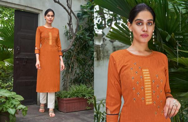 Kalaroop Broccoli 2 Rayon Designer Kurti